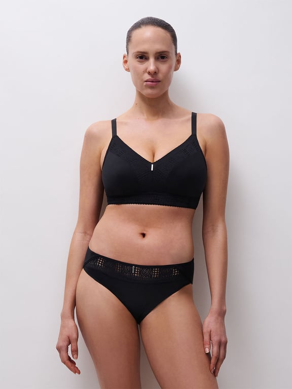 Easy Support Wireless Support Bra Black - 4