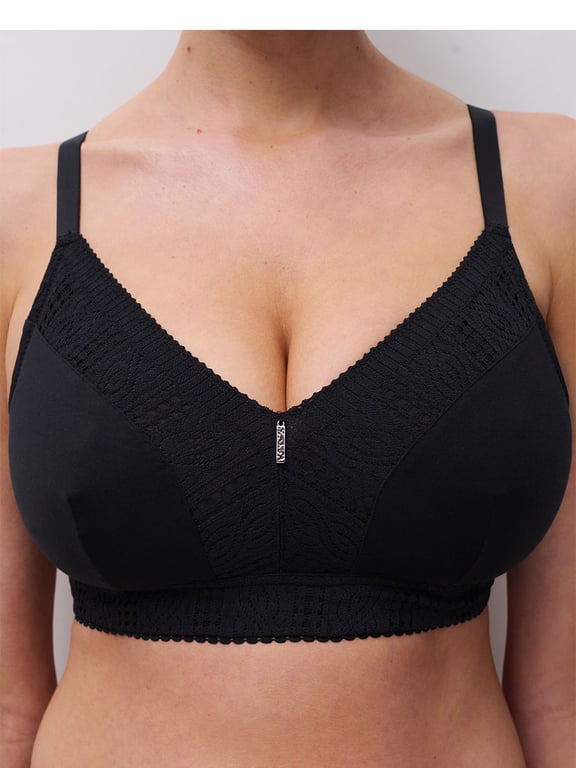Easy Support Wireless Support Bra Black - 3