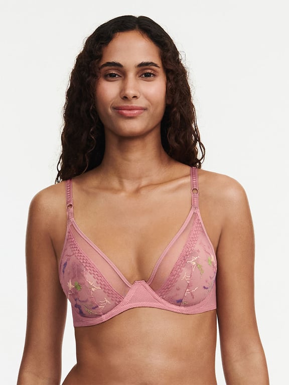 Suzy Lace Unlined Demi Bra, Passionata designed by CL Rosewood Multico