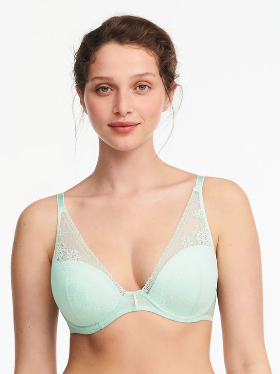 Passionata | Maddie - Maddie Plunge T-Shirt Bra, Passionata designed by CL Nile Green - 1