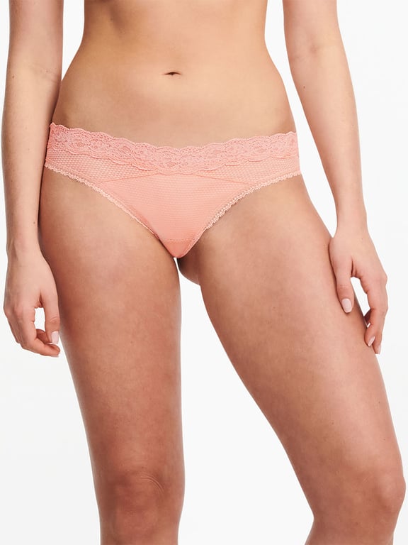Brooklyn Thong, Passionata designed by CL Candlelight Peach - 0