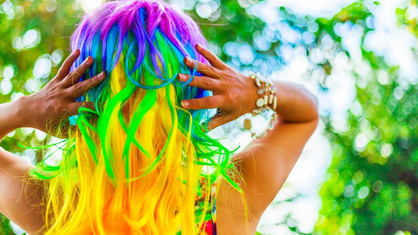 Το rainbow look