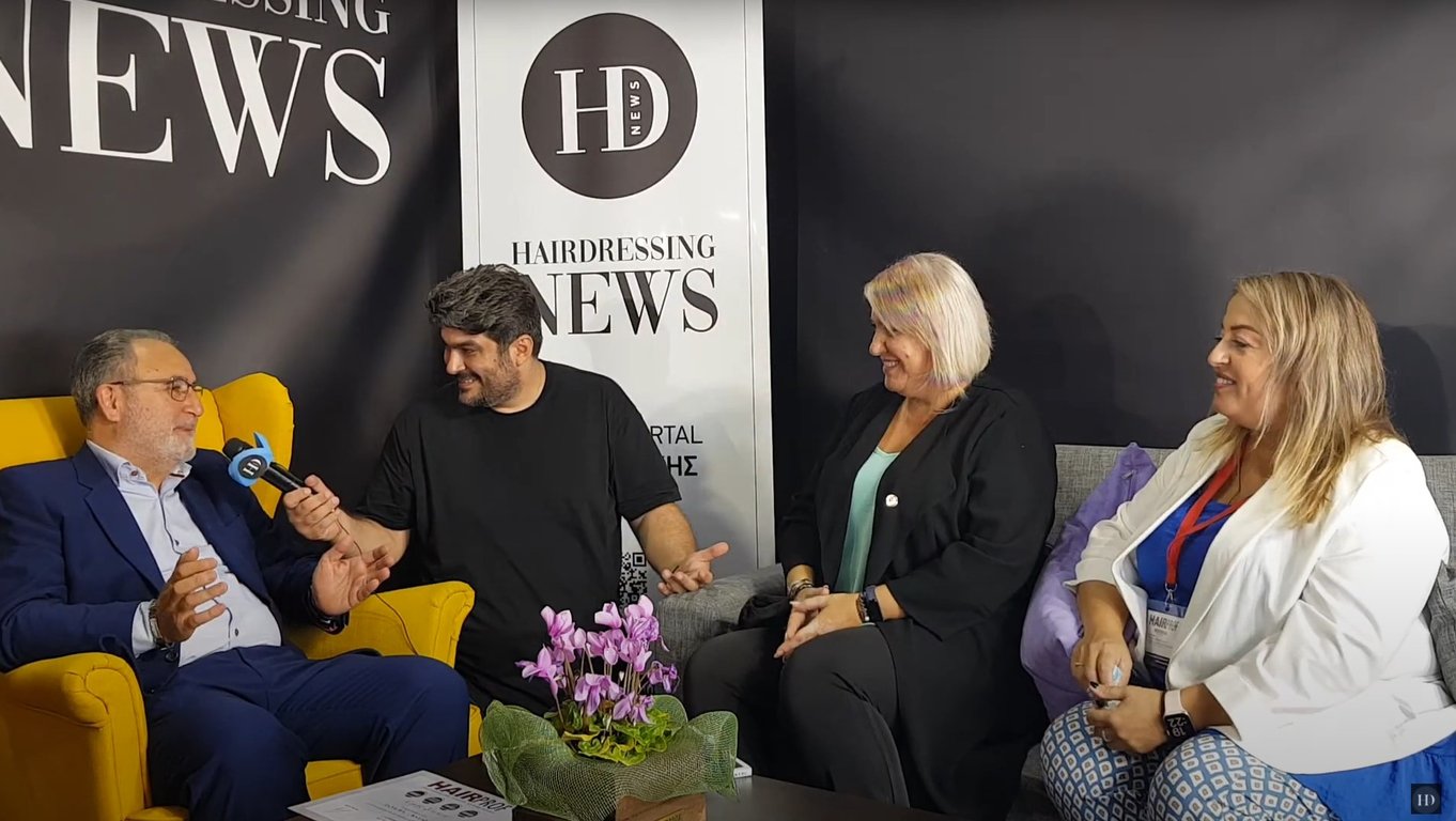Judges of the Panhellenic Hairdressing Competition