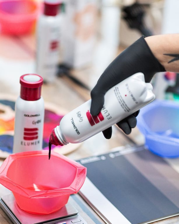 Elumen the permanent hair dye from Goldwell
