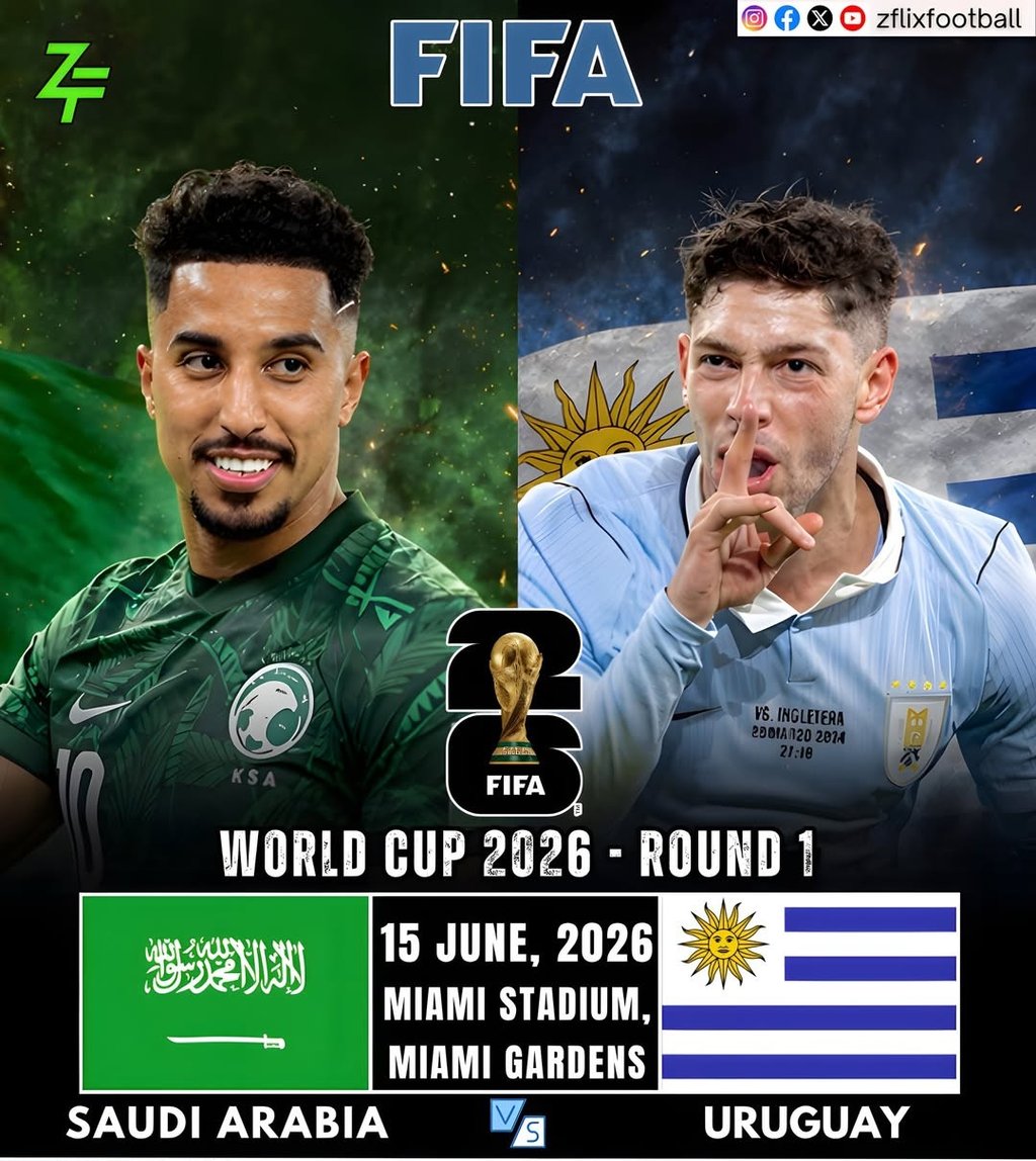 06/16 07:00 경기 FIFA 북중미 월드컵 사우디아라비아 (+1.5) vs 우루과이 2