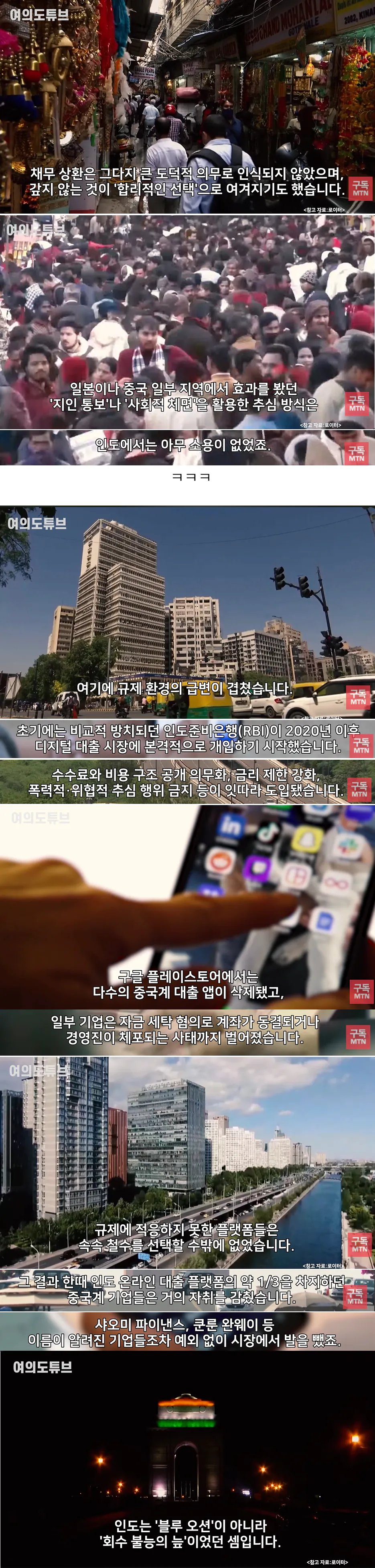 인도 진출했다가 제대로 털린 중국 대출 플랫폼들 ㅋㅋ 2