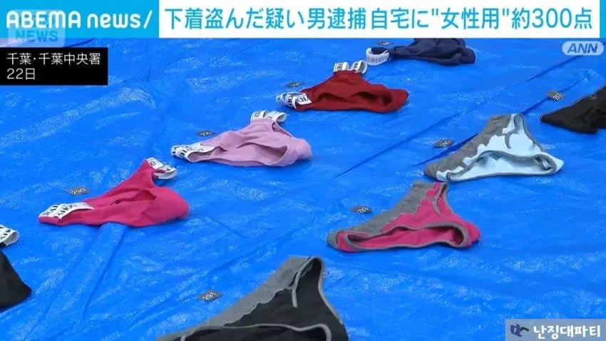 일본에서 일어난 속옷 절도 사건 ㅋㅋㅋ 3