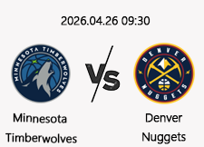04/26 09:30 경기 NBA PO #연장포함# 미네소타 vs 덴버 1
