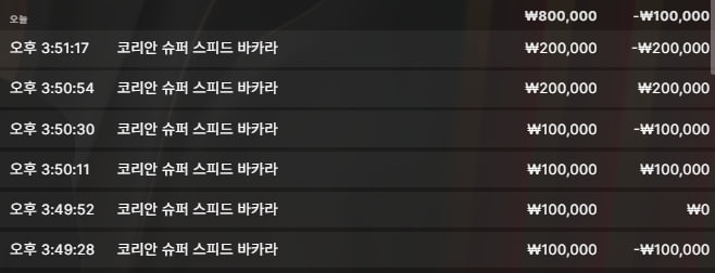 나가리네요 역시