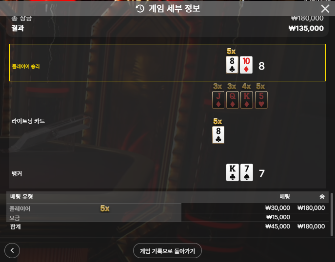 보스카지노 라이트닝 바카라