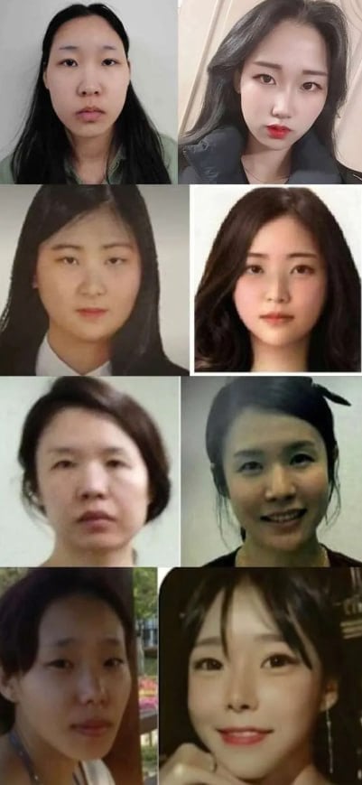 여자 범죄자 직찍 vs 프사