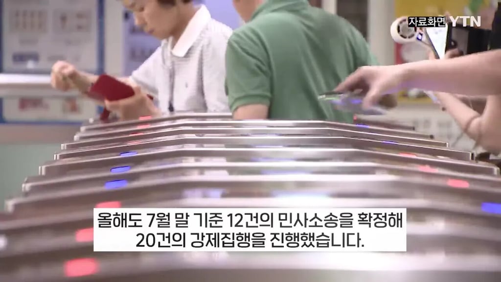 부정승차 벌금 1900만원 안내고 버틴 30대녀의 최후 9