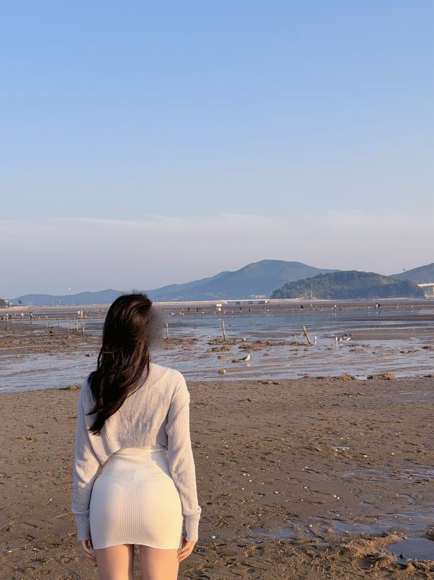 노을 구경 하는 누나 3