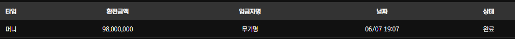 1억 환전했습니다... 9