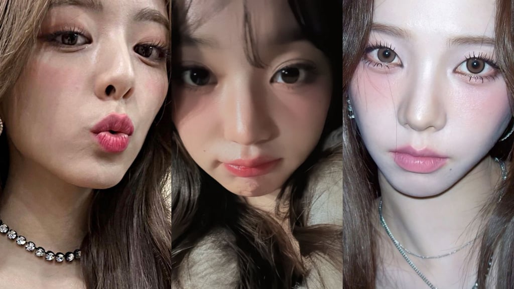 유나 원영 카리나 대결