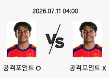 7/11 04:00 경기 FIFA 북중미 월드컵 #라민 야말 공격포인트 O/X# 스페인 vs 벨기에 1