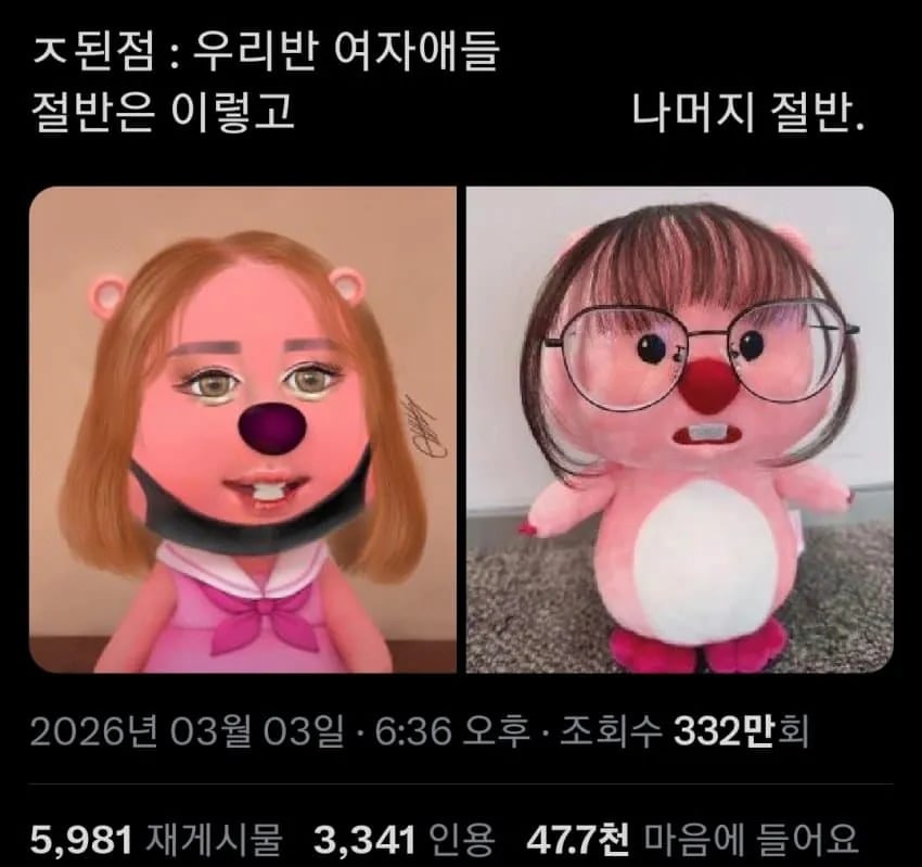 요즘 중고딩 여자애들 특징이라는데 ㅋㅋ