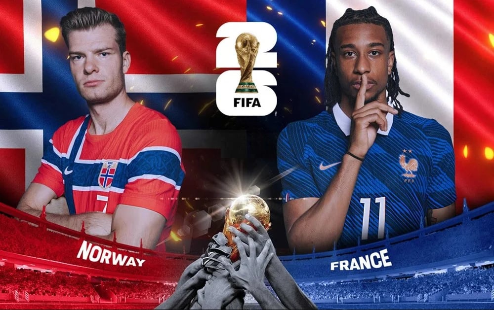 06/27 04:00 경기 FIFA 북중미 월드컵 노르웨이 (+0.5) vs 프랑스 2