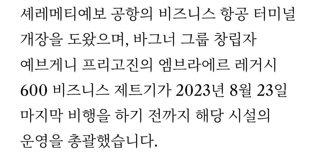 또 터진 러시아 의문의 죽음… 공항 임원 자살에 프리고진 사건 재조명 7