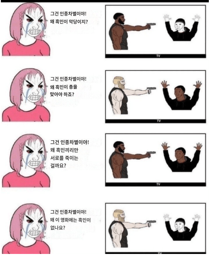 인종차별 무적 논리