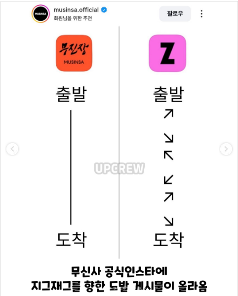 SNS에서 무신사와 신경전 벌인 지그재그 ㄷㄷ 3