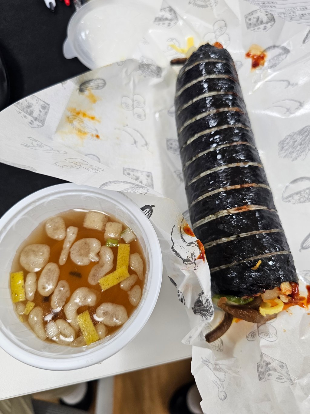매운어묵김밥요~~~