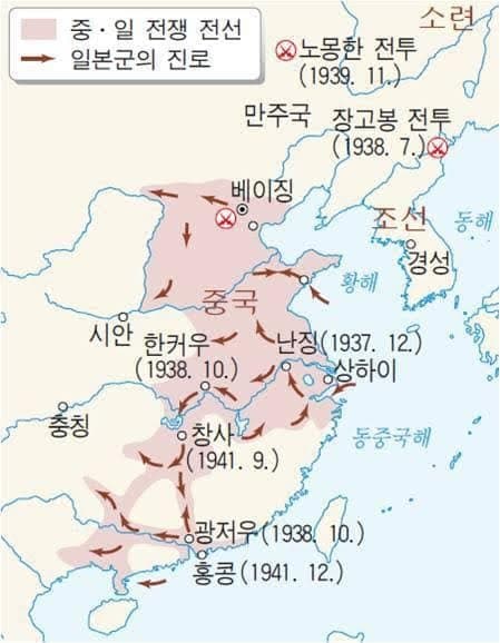 중일 전쟁떄 중국이 개발린이유 2