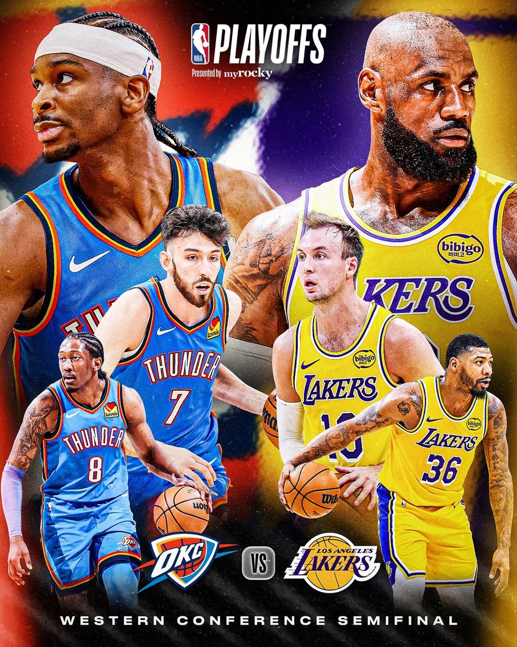 05/08 10:30 경기 NBA PO #연장포함# 오클라호마시티 (-14.5) vs LA레이커스 2