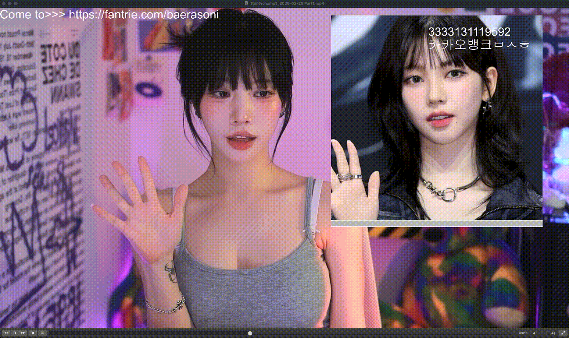 본인 카리나 닮앗다는 bj 3