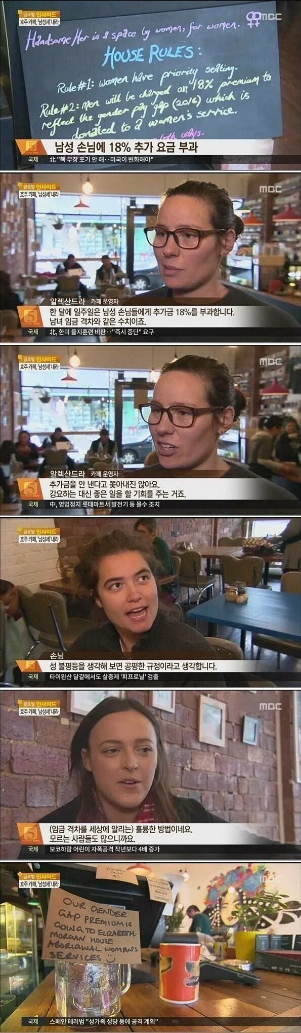 남성 손님에게 18% 더 비싸게 받는 카페