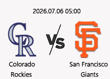 07/06 05:00 경기 MLB #연장포함# 콜로라도 vs 샌프란시스코 1