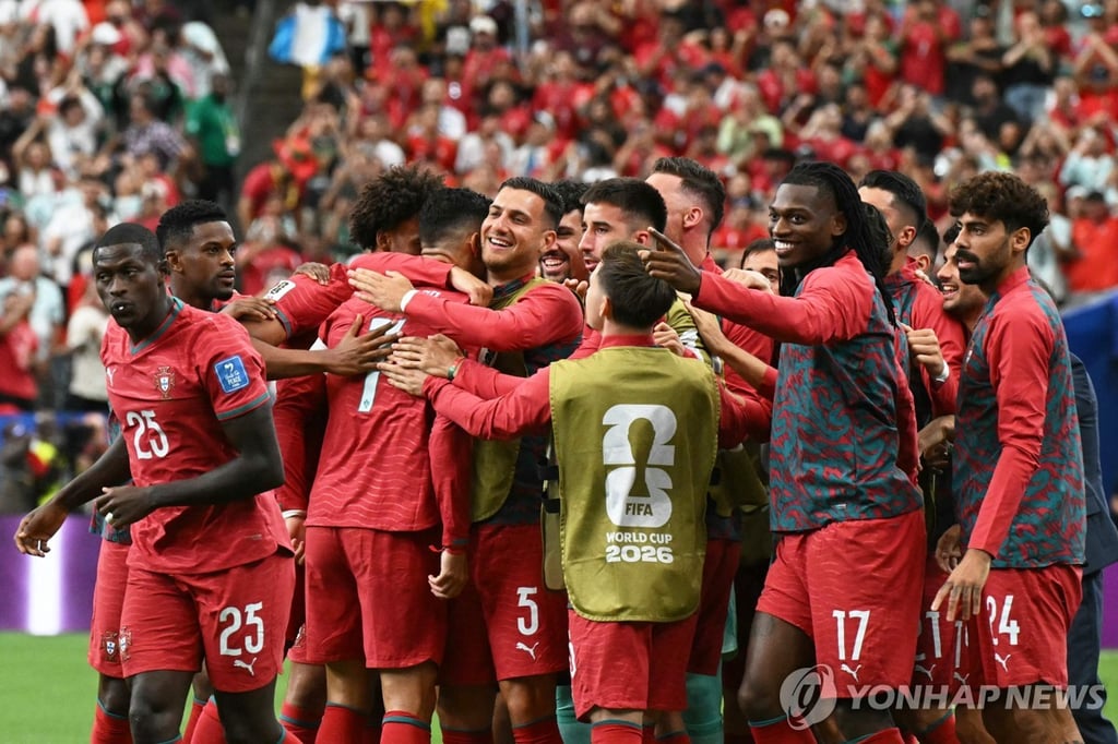 [월드컵] 호날두, 사상 첫 '6개 대회 득점'…포르투갈, 우즈베크 완파 1