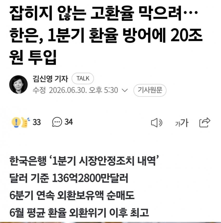 환율 근황 2