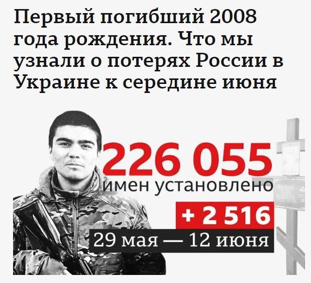 전쟁 장기화 여파…러시아군 2008년생 전사자 및 사상자 통계 2