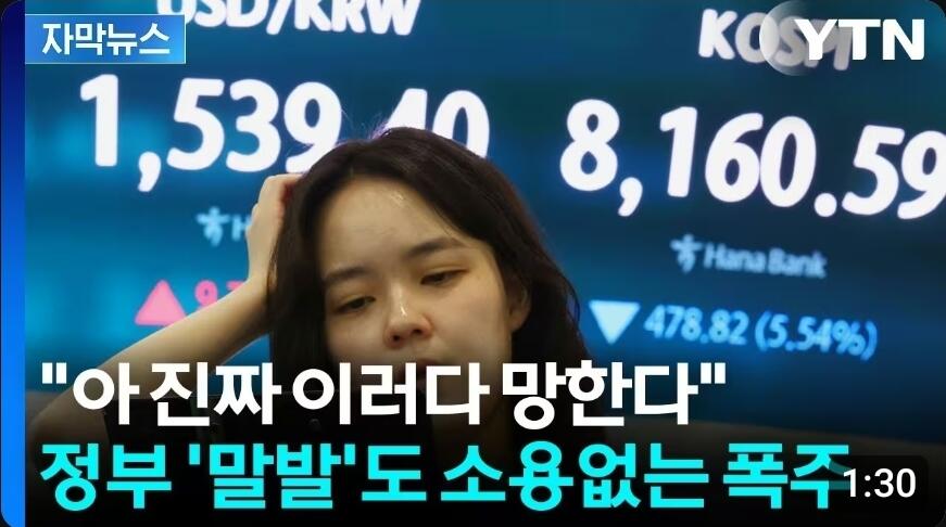 이러다 1,600원 찍나? 공포의 환율에 난리 난 한국경제