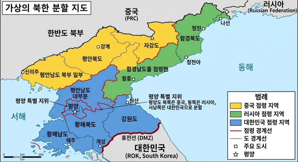 하루아침에 북한이 붕괴가 된다면? 북한 분할안이 실현될까? 2