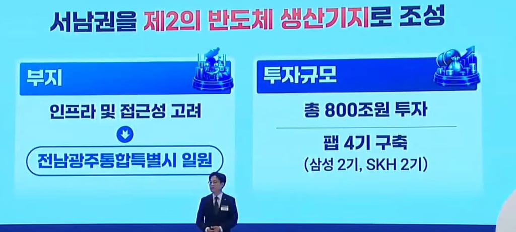 [속보] 산업장관, 전라남도 800조 투자 발표 ㄷㄷ 2