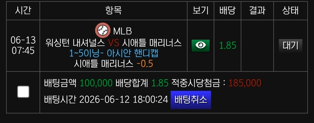 내일은 시애틀~~