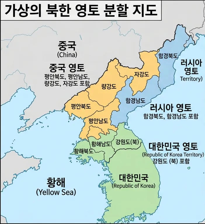 하루아침에 북한이 붕괴가 된다면? 북한 분할안이 실현될까? 1