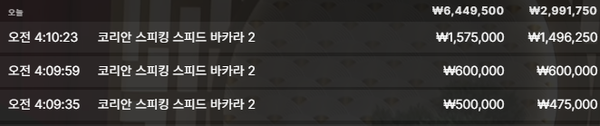 오늘 잘되네 도박