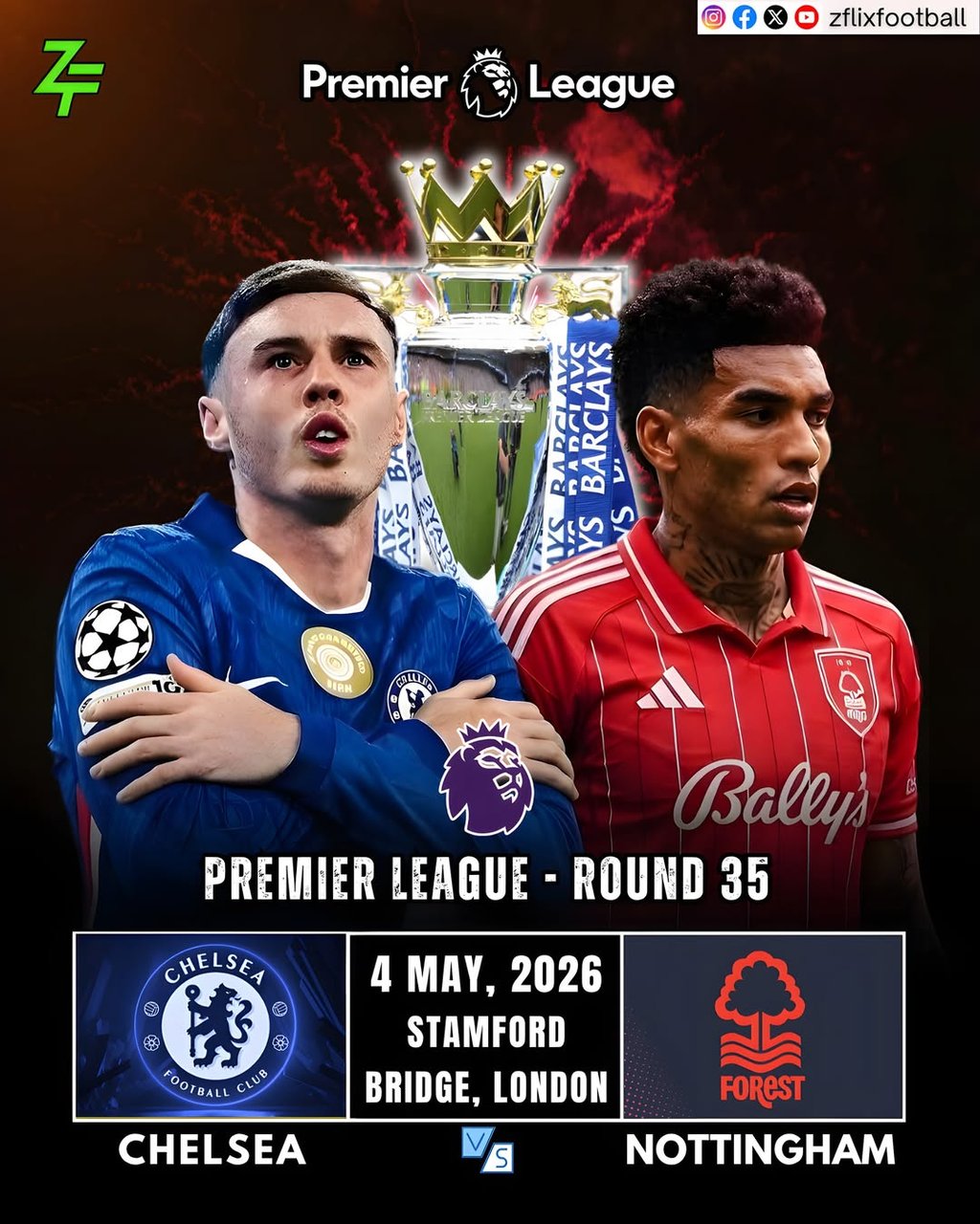 05/04 23:00 경기 EPL 첼시 (-0.5) vs 노팅엄 2