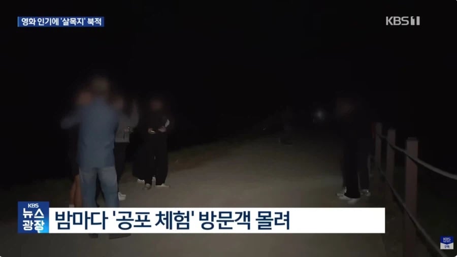 영화 인기에 "살목지" 북적... 야간 출입 통제 6