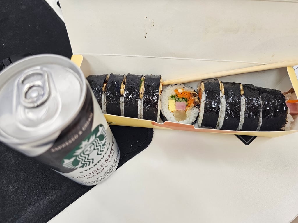 월욜아침은 김밥가시쥬