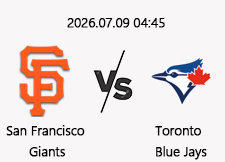 07/09 04:45 경기 MLB #연장포함# 샌프란시스코 vs 토론토 1