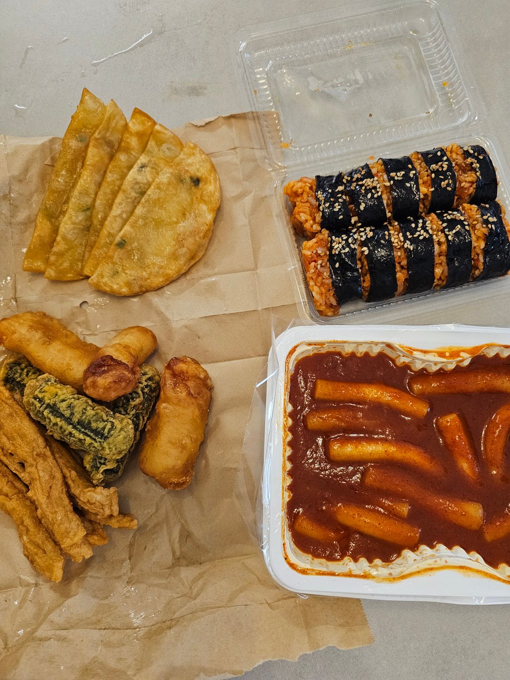 점심은 분식요~~맛점들해용