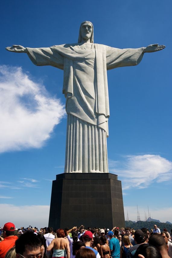 브라질 리우데자네이루 거대 예수상 2