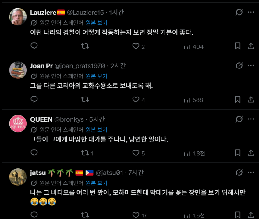 외국인들 극찬한 우리나라 경찰 무슬림제압 1