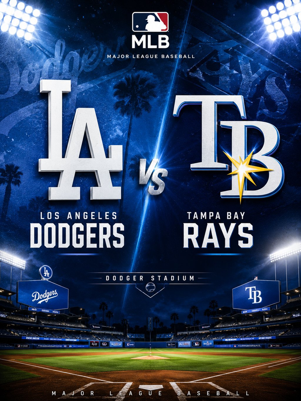 06/16 11:10 경기 MLB #연장포함# LA다저스 (-1.5) vs 템파베이 2
