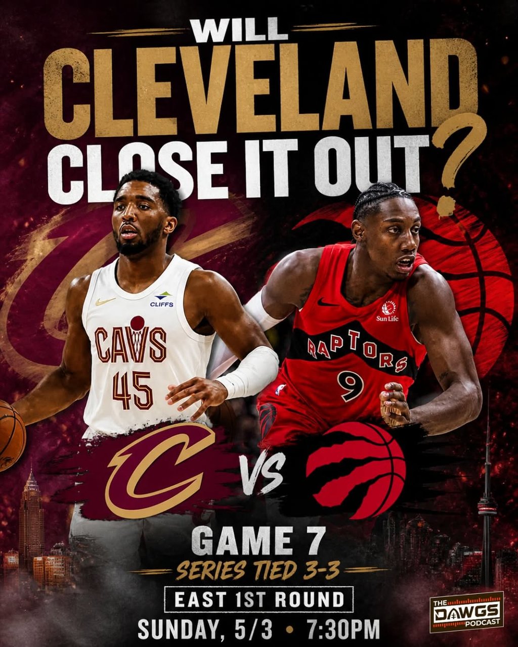 05/04 08:30 경기 NBA PO #연장포함# 클리블랜드 (-7.5) vs 토론토 2
