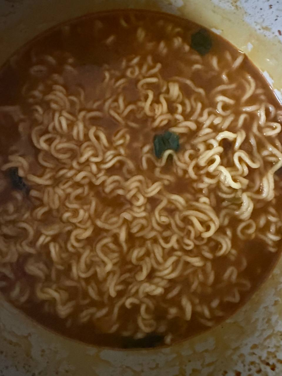 아침은라면으로~